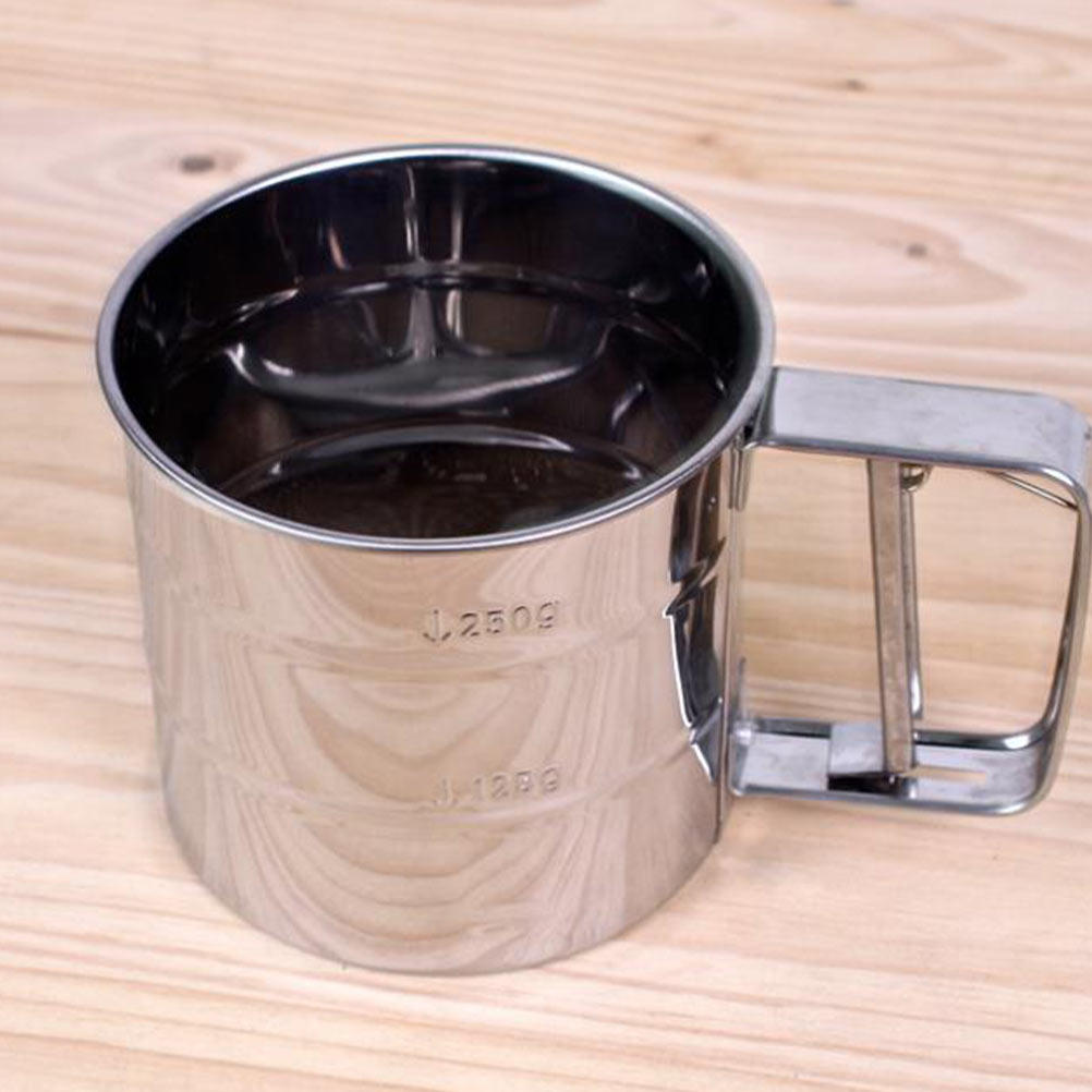 Baking Powder Kitchen - 1Pcs Stainless Steel Handheld Flour Sifter