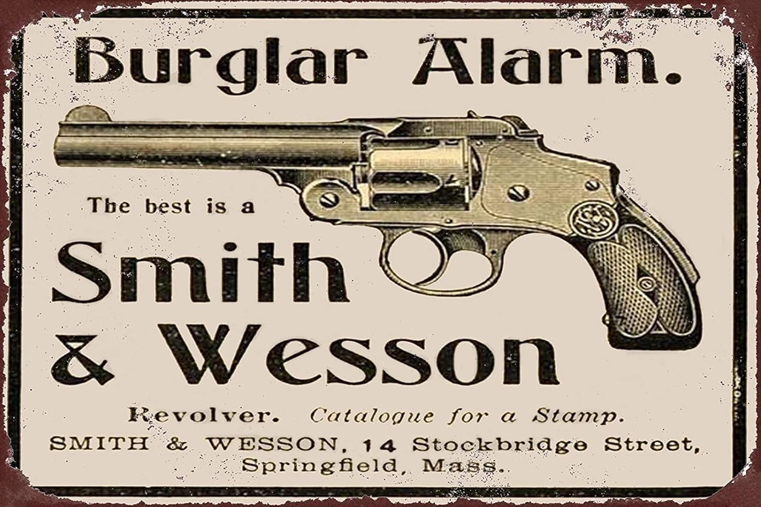 Kitchen Bakery - Metal Tin Sign For Burglar Alarm