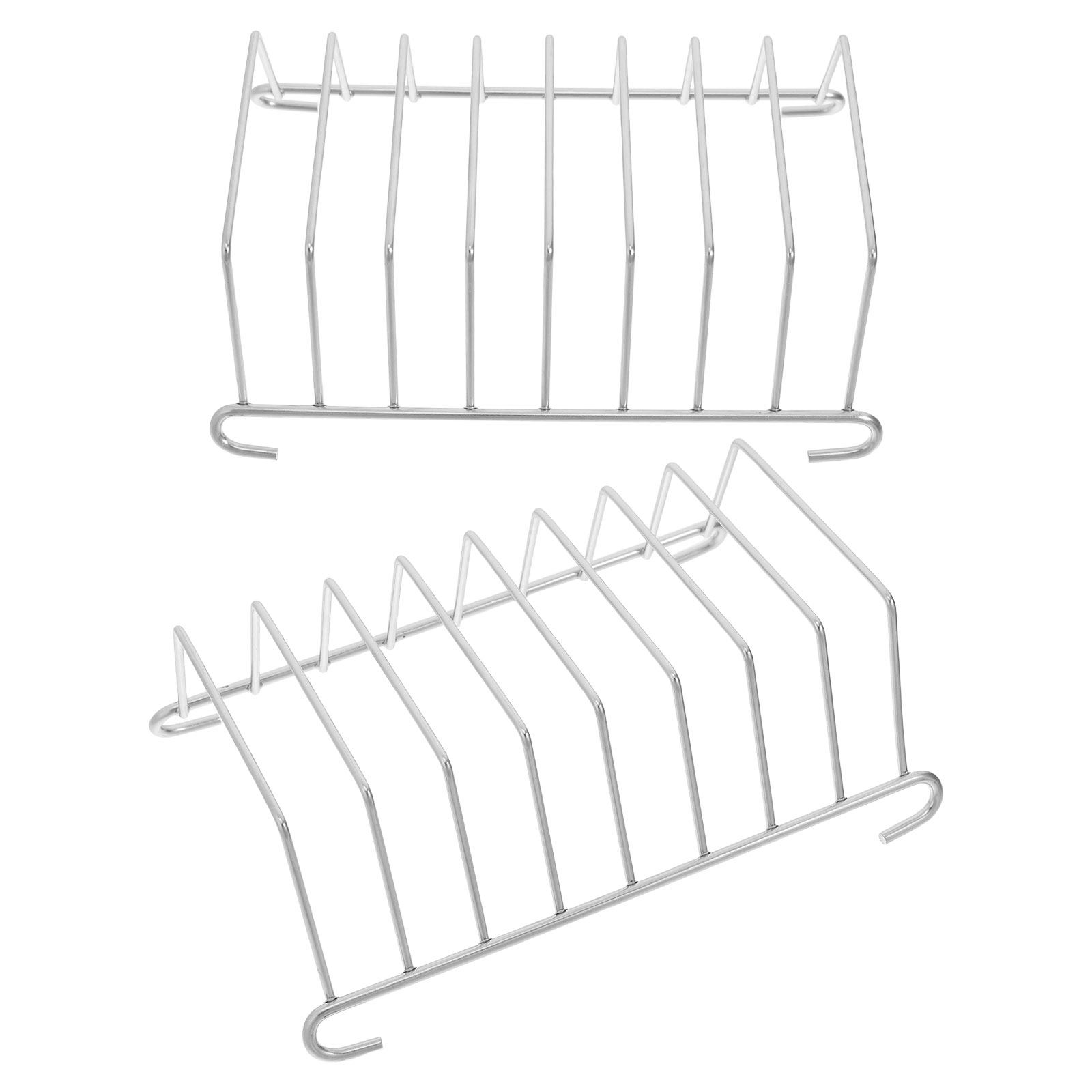 Kitchen Bakery - 2Pcs Stainless Steel Toast Rack Premium