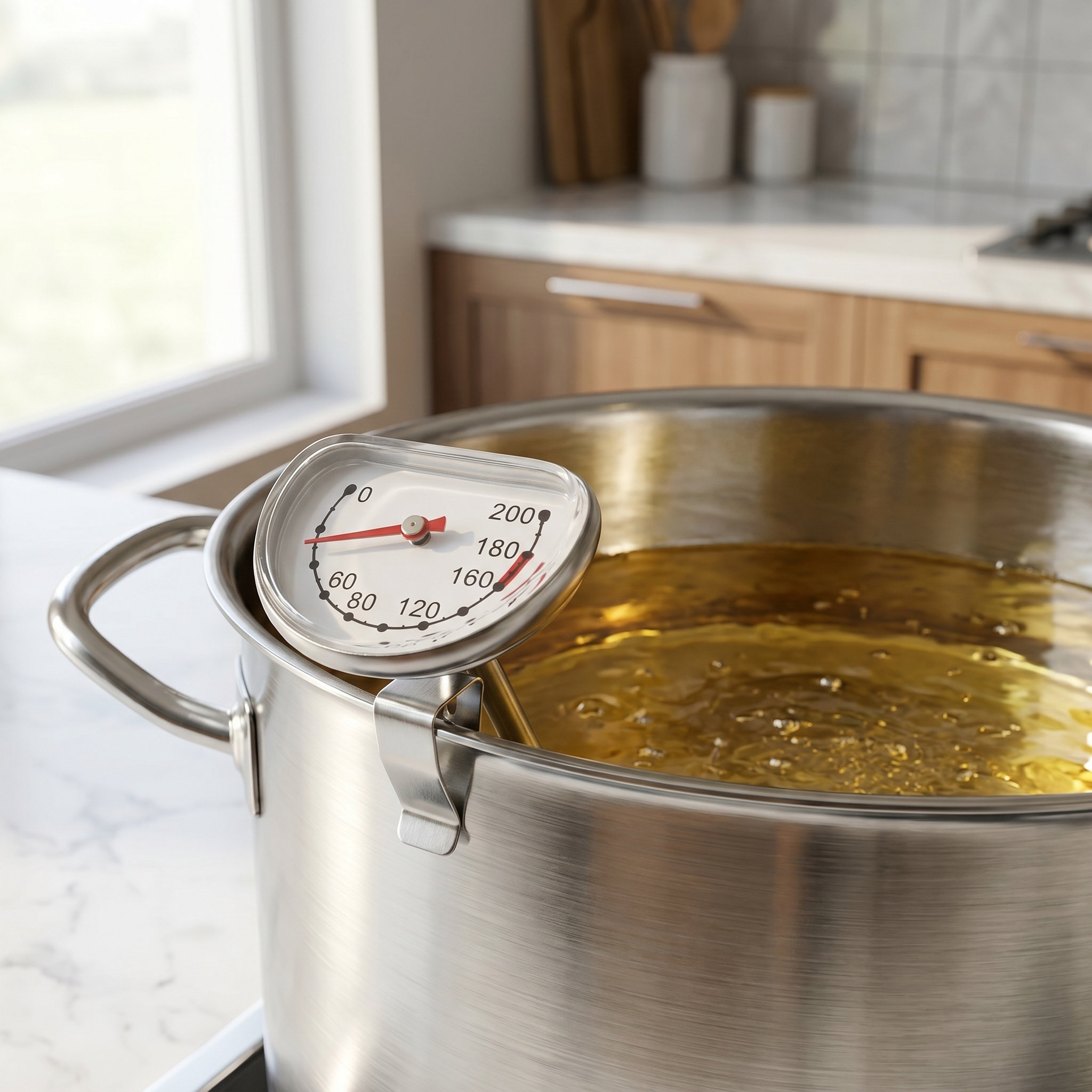 Kitchen Tools In Baking - Stainless Steel Deep Fry Thermometer Fry