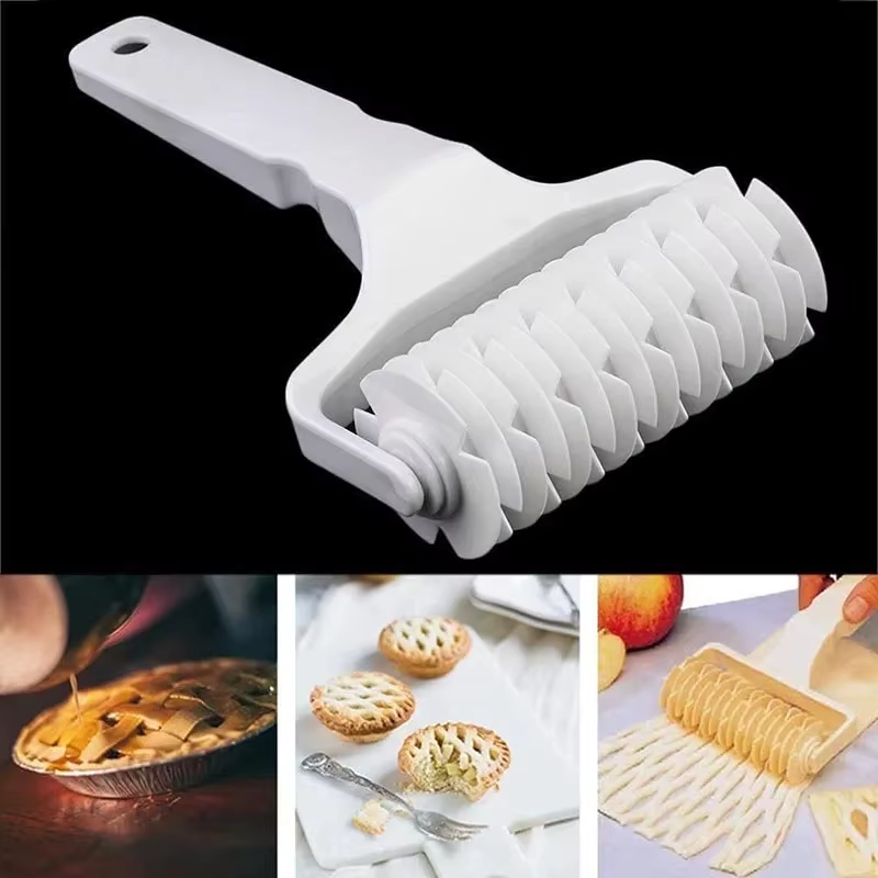 Kitchen Roller Baking - Plastic Pastry Pizza Lattice Roller Cutter