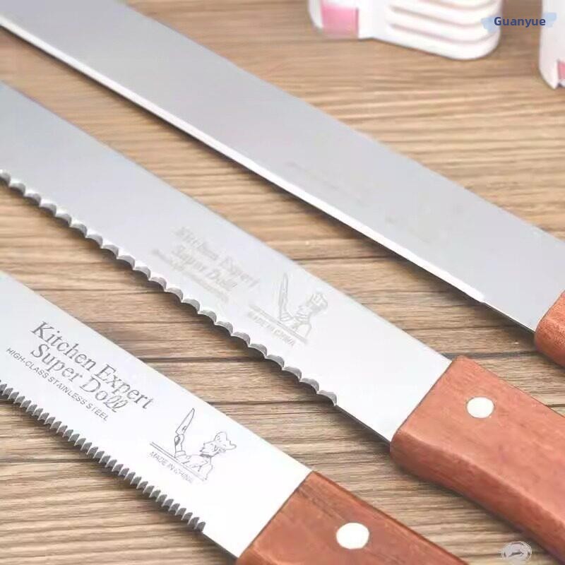 Kitchen Bakery - Stainless Steel Toothed Knife Bread Cutter