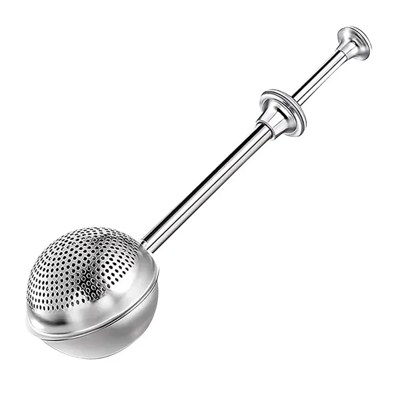 Baking Powder Kitchen - Stainless Steel Telescopic Spherical Tea Filter