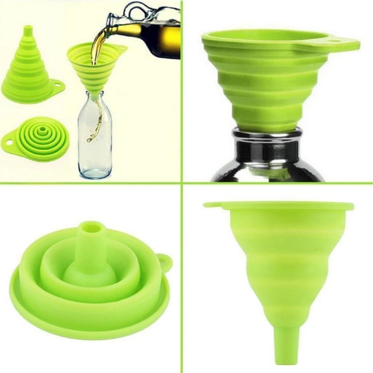 1Pc Food Grade Silicone Foldab - огляд і ціна Baking Powder Kitchen