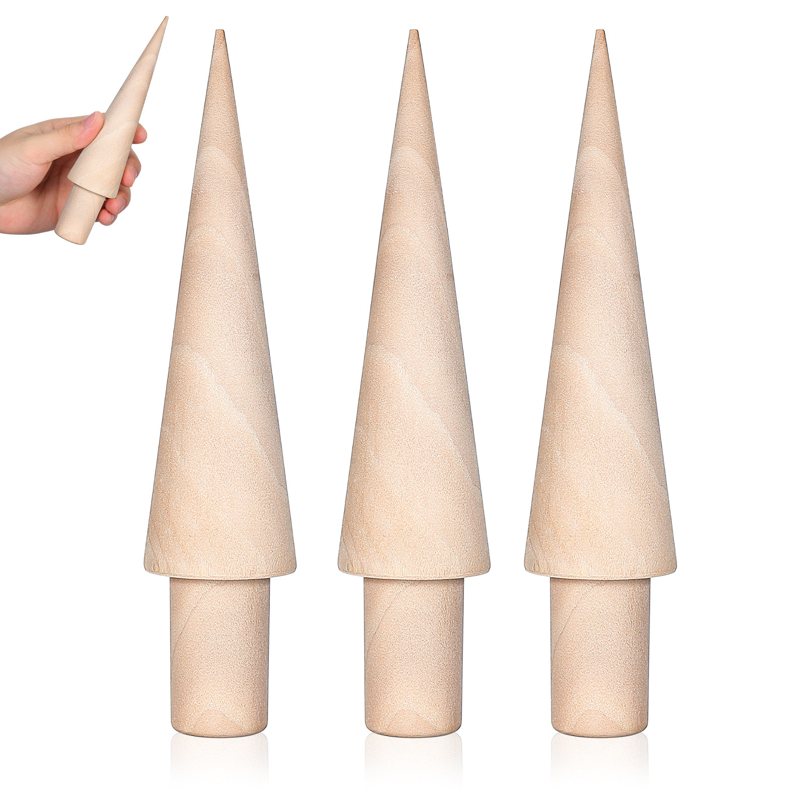 3Pcs Ice Cream Cone Maker Wood - огляд і ціна Kitchen Roller Baking