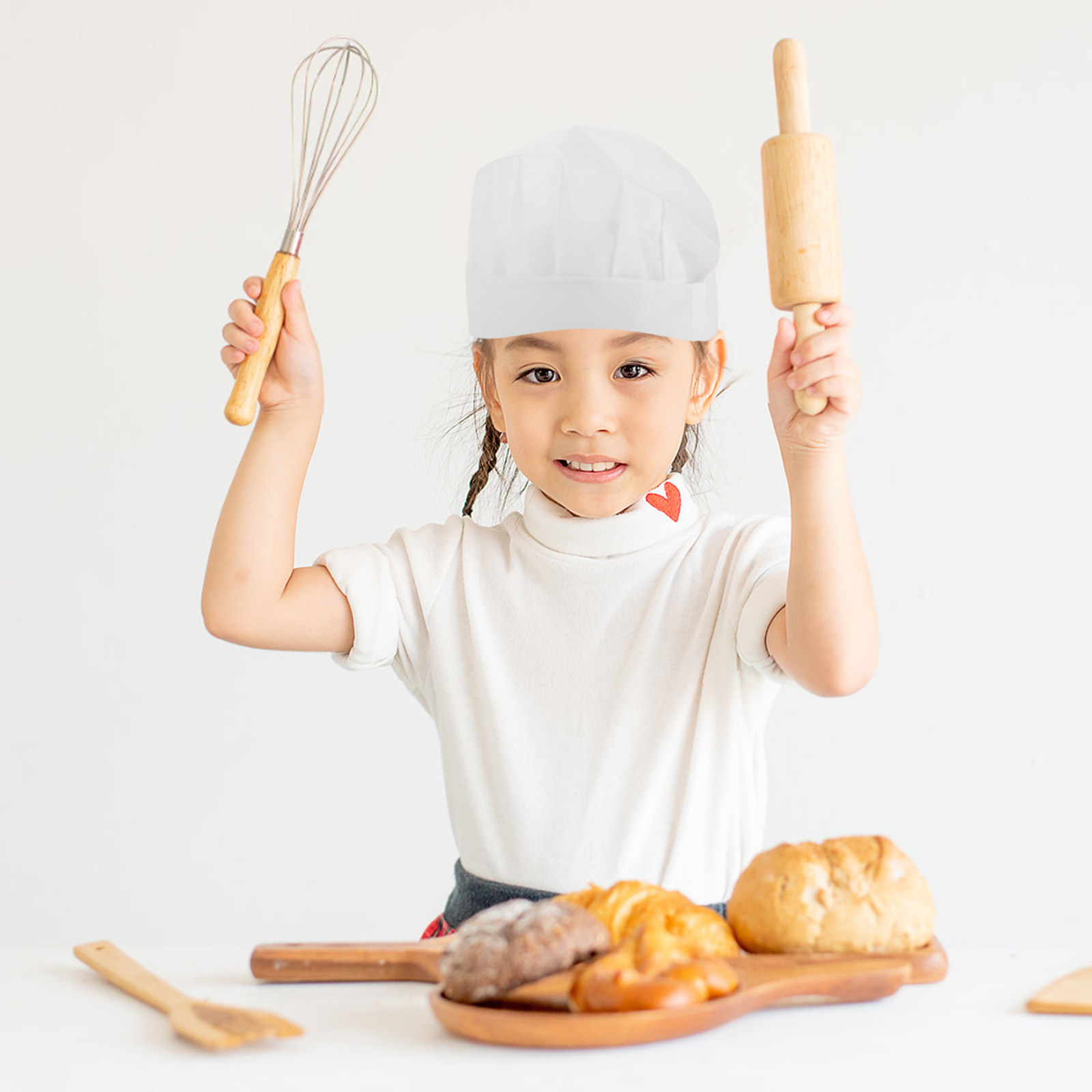 15Pcs Kids Chef Hats Disposabl - огляд і ціна Baking In Kitchen
