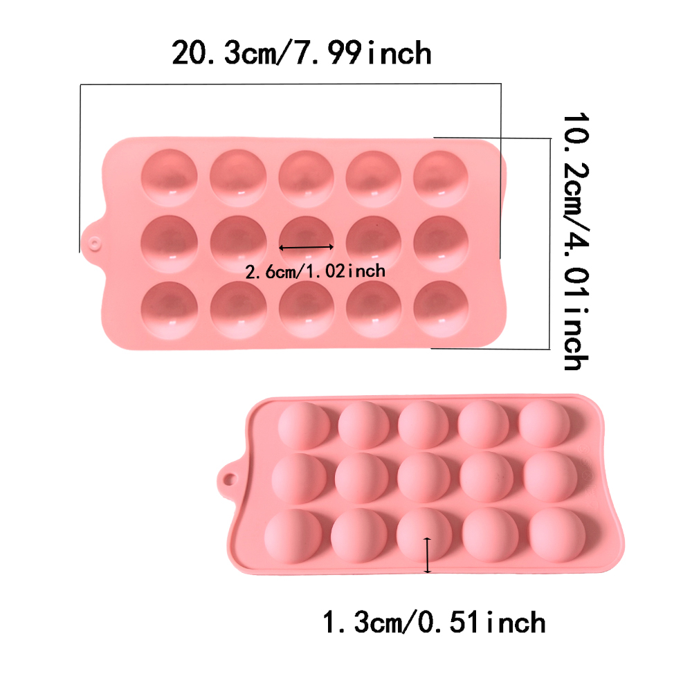 15 cavity semi-circular chocol - огляд і ціна Kitchen Tools In Baking