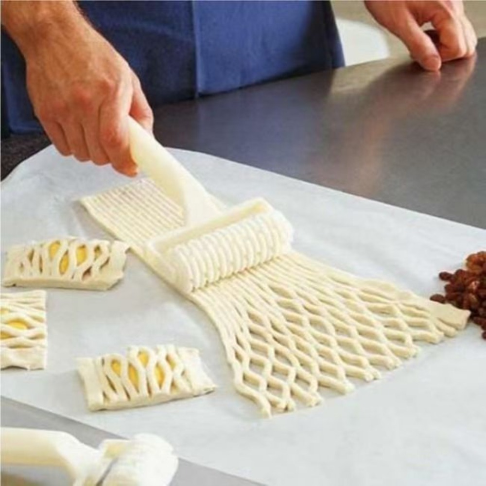 2Pcs Pastry Lattice Roller Cut - огляд і ціна Kitchen Roller Baking