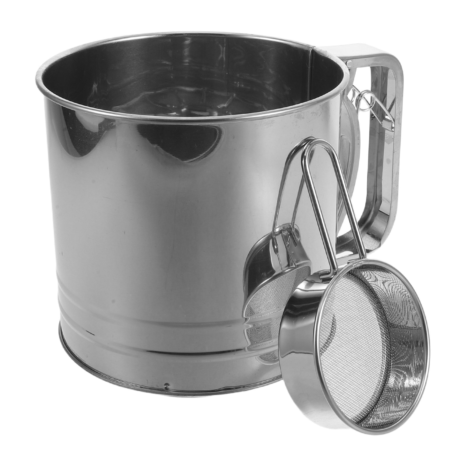2Pcs Stainless Steel Flour Sif - огляд і ціна Baking Powder Kitchen