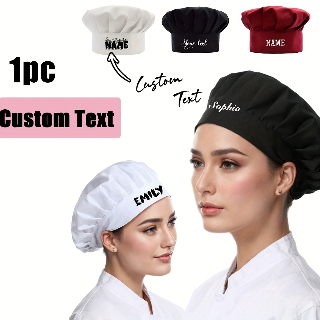 Custom Name Chef Hat, Dust Hat - огляд і ціна Kitchen Bakery