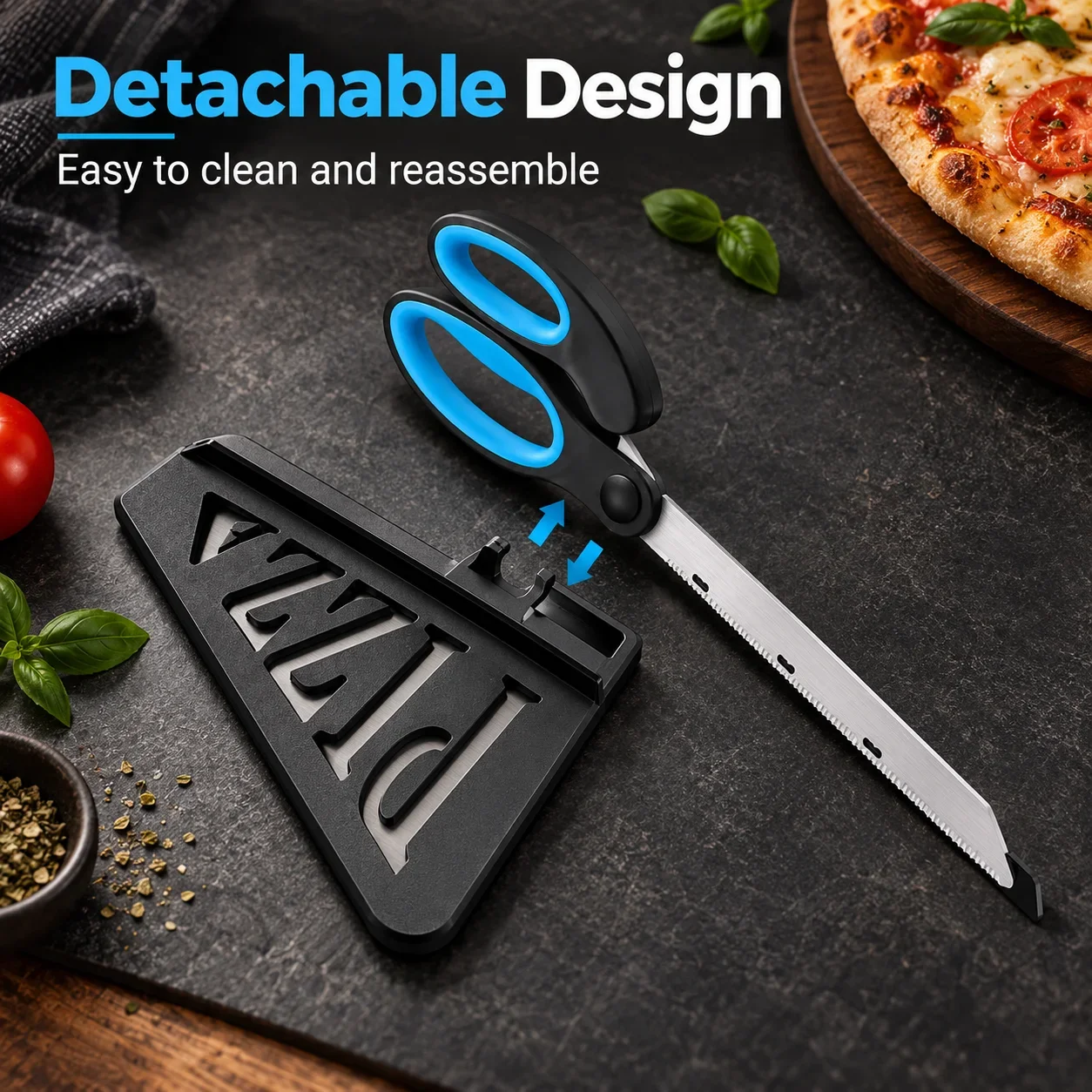 Stainless Steel Detachable Piz - огляд і ціна Kitchen Shears In Baking