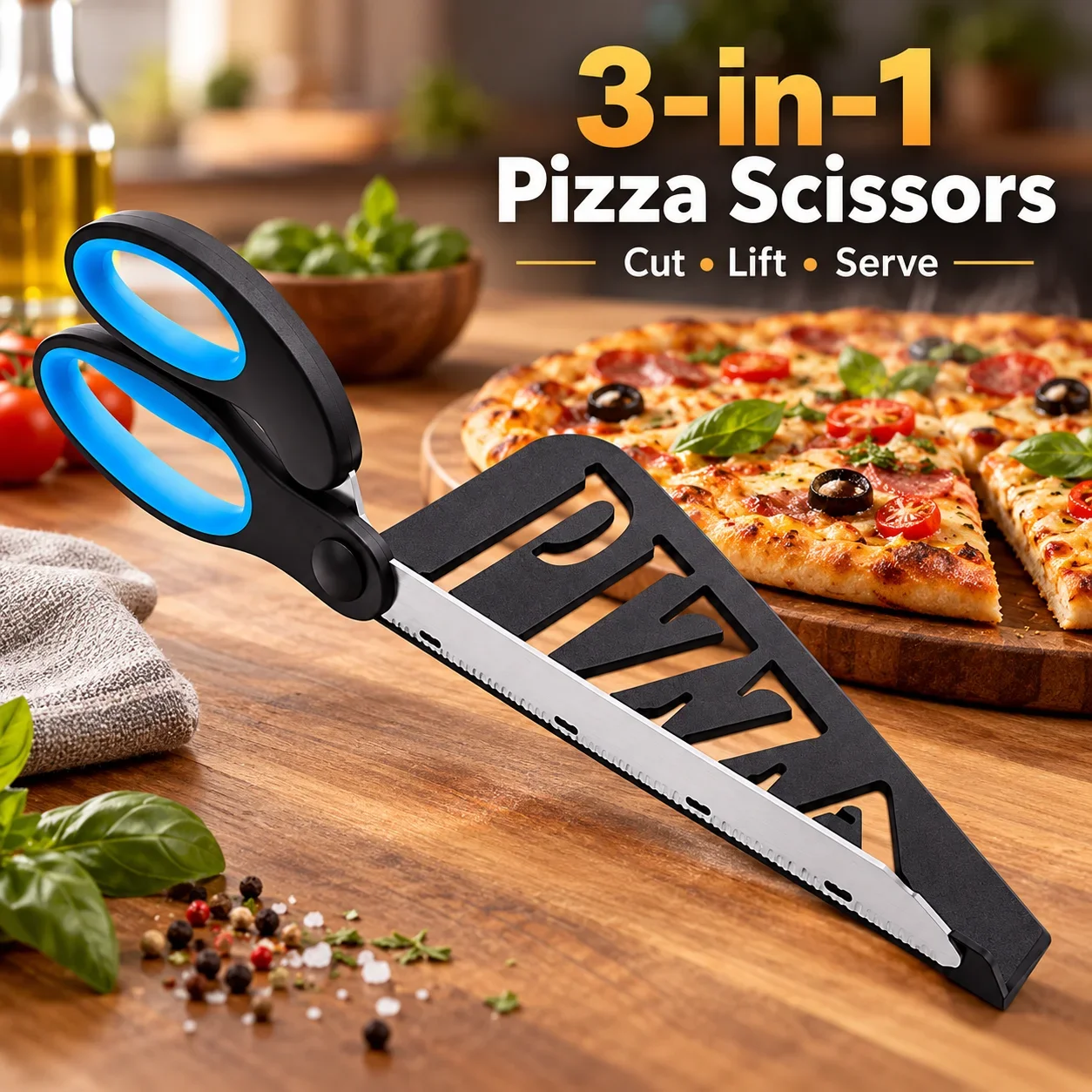 Stainless Steel Detachable Piz - огляд і ціна Kitchen Shears In Baking
