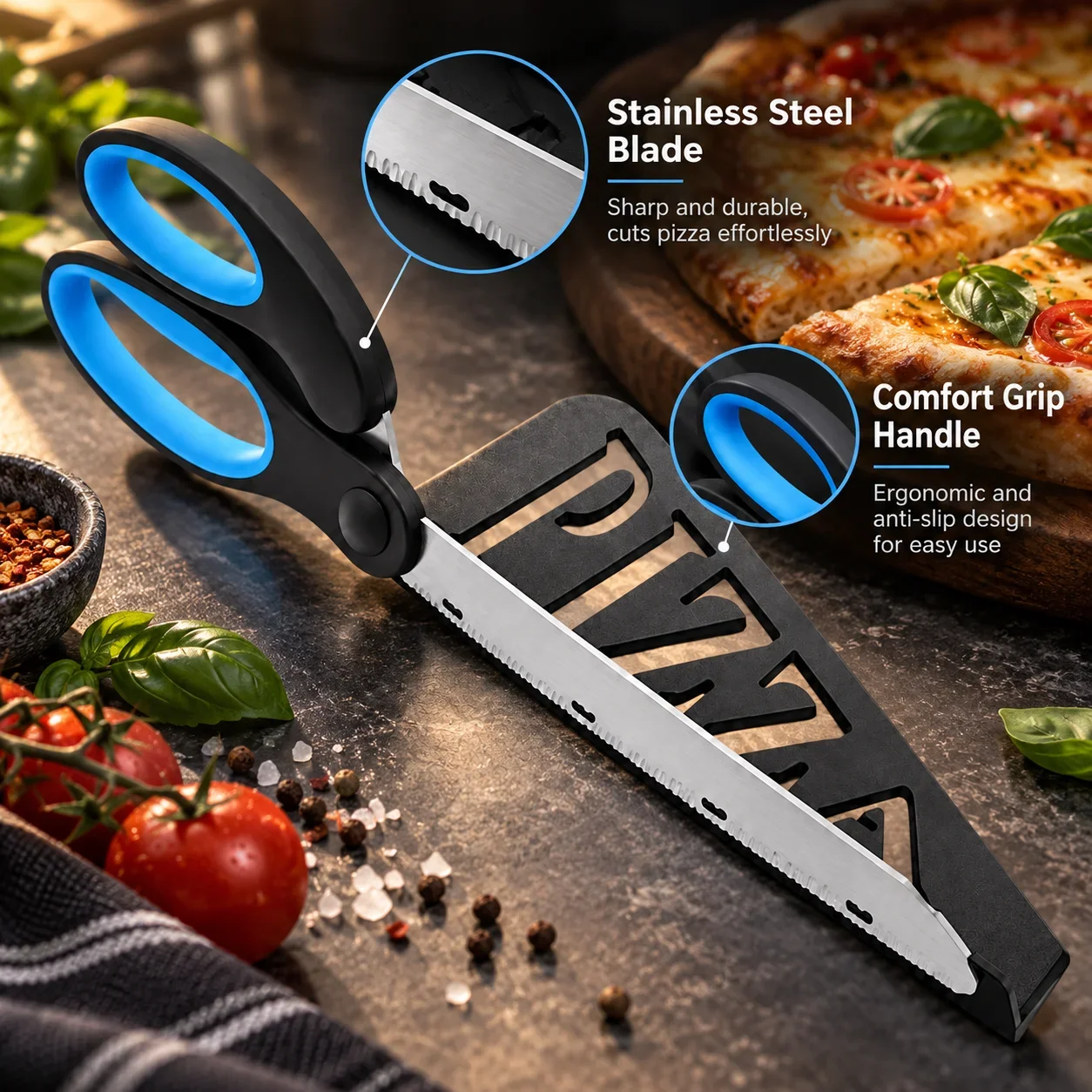 Stainless Steel Detachable Piz - огляд і ціна Kitchen Shears In Baking