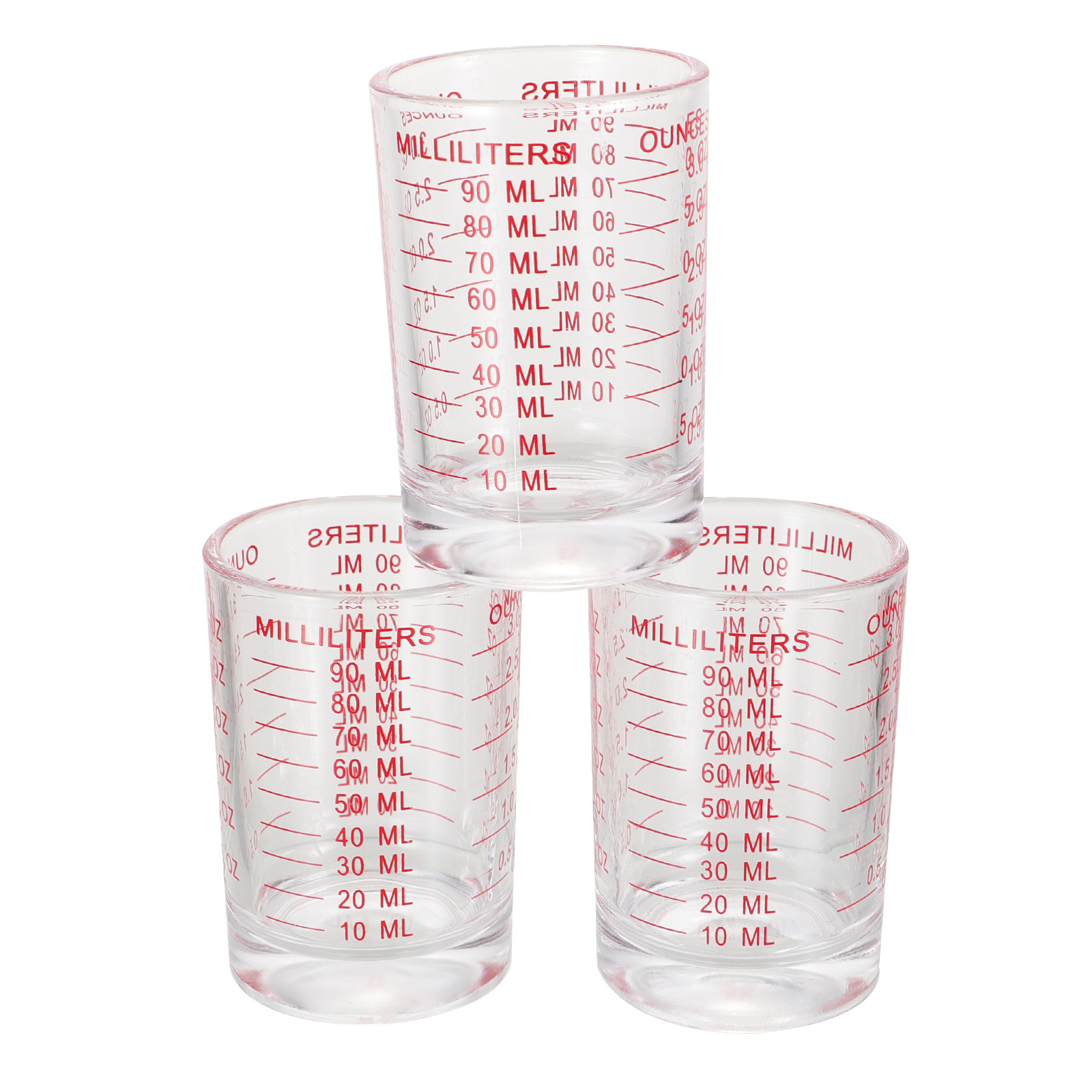 3Pcs Glass Measuring Cups Set  - огляд і ціна Kitchen Tools In Baking