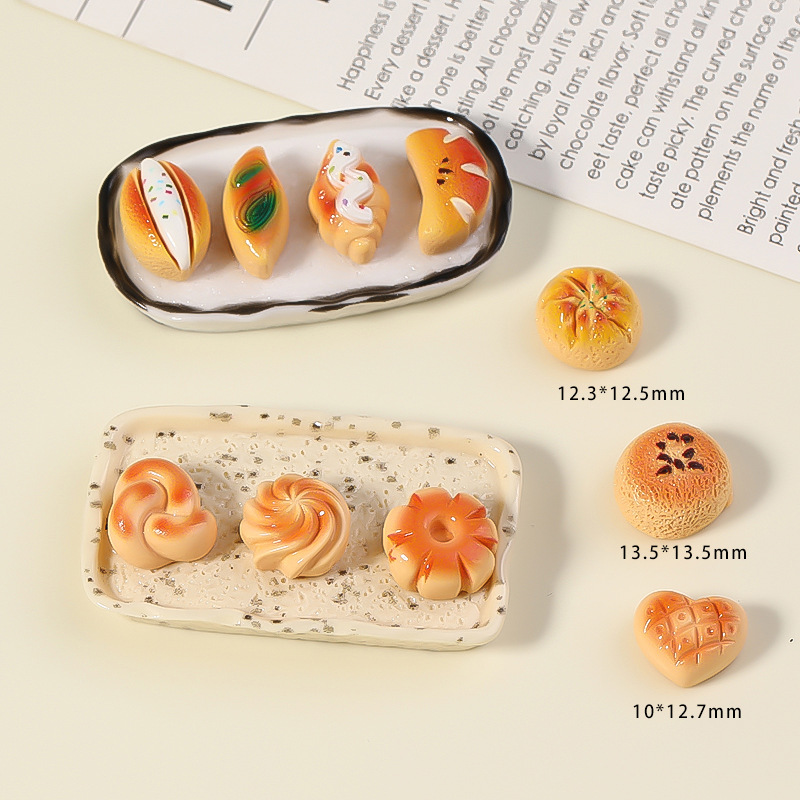10pcs Mini Simulation Bread Ba - огляд і ціна Mini Kitchen Baking