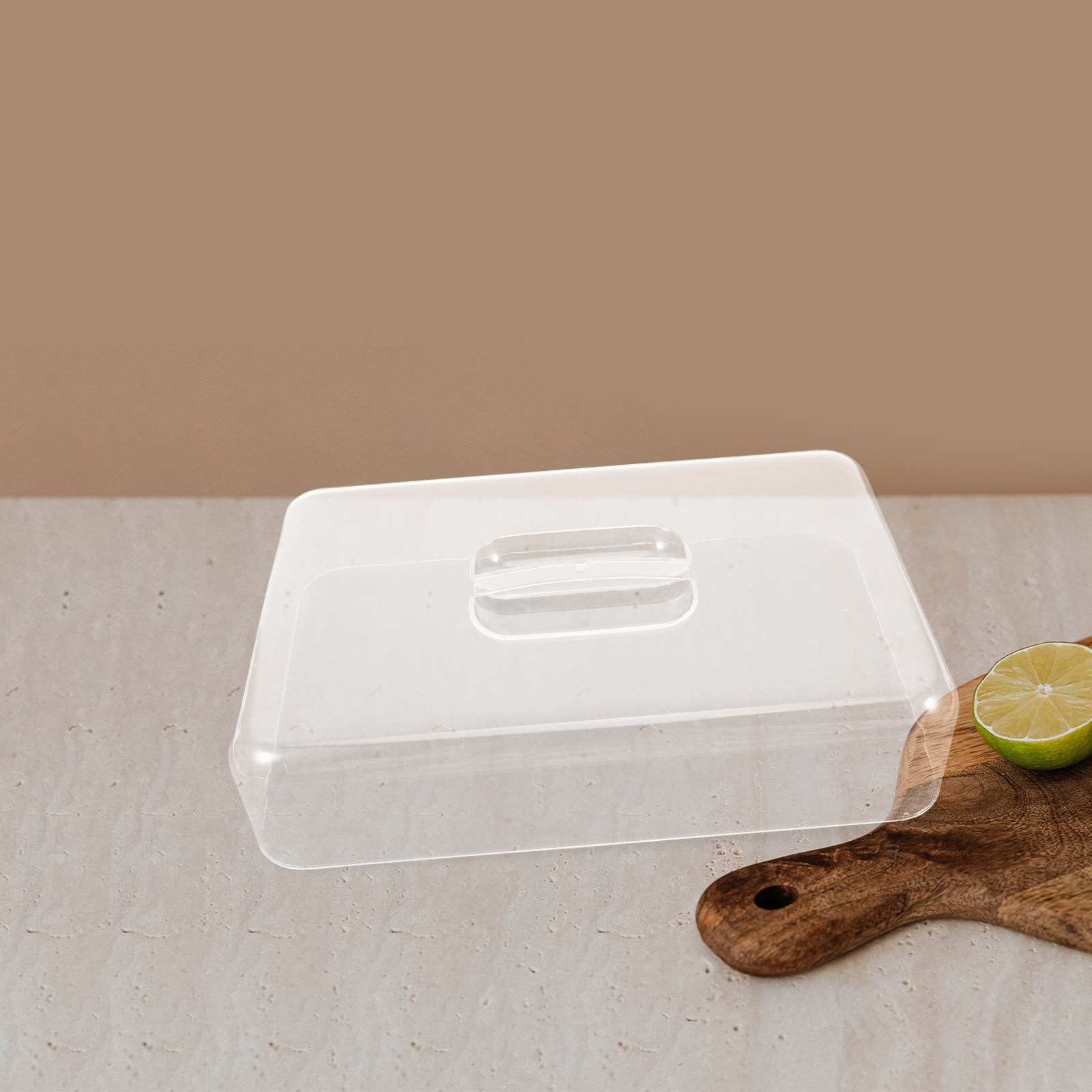 2Pcs Clear Acrylic Rectangular - огляд і ціна Kitchen Bakery