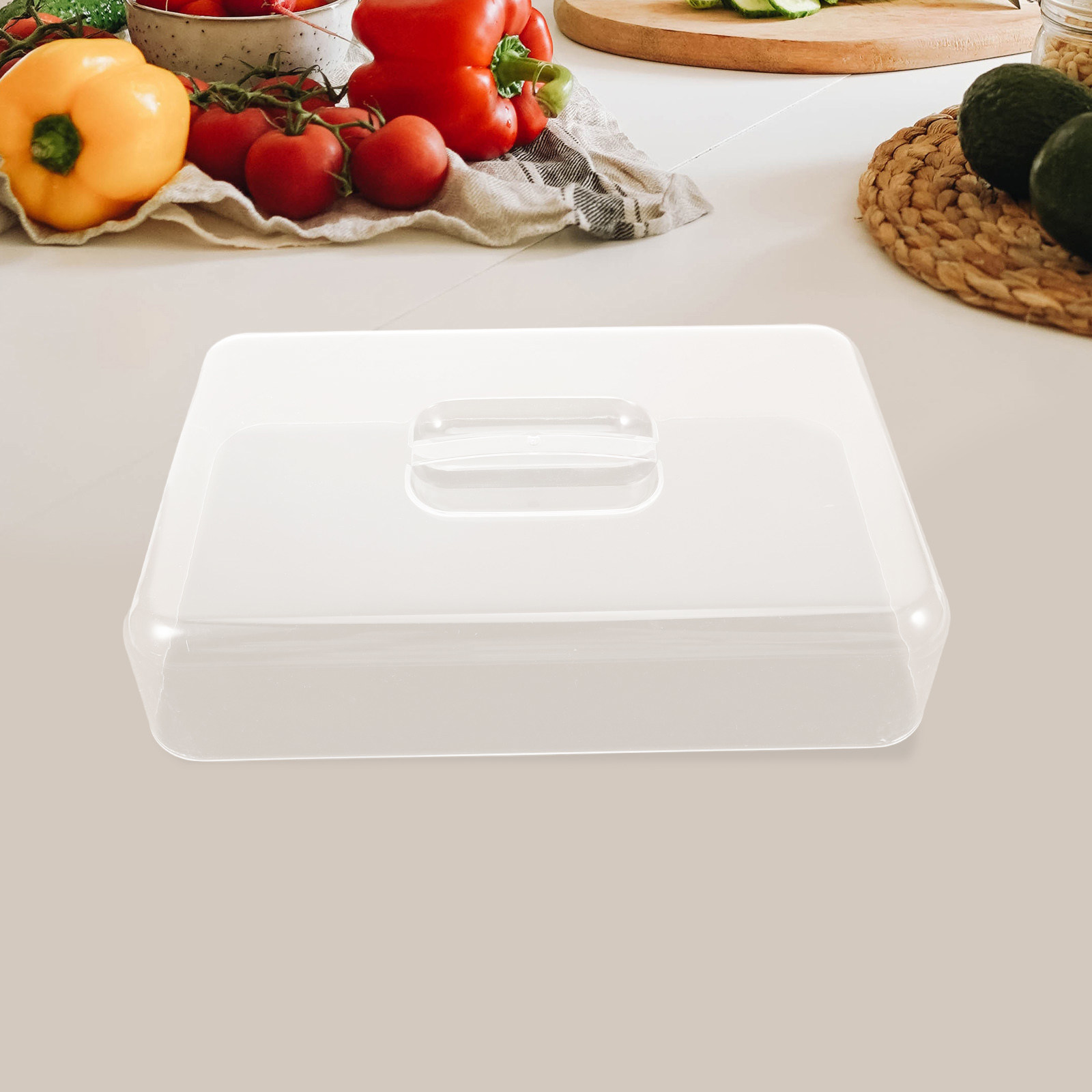 2Pcs Clear Acrylic Rectangular - огляд і ціна Kitchen Bakery