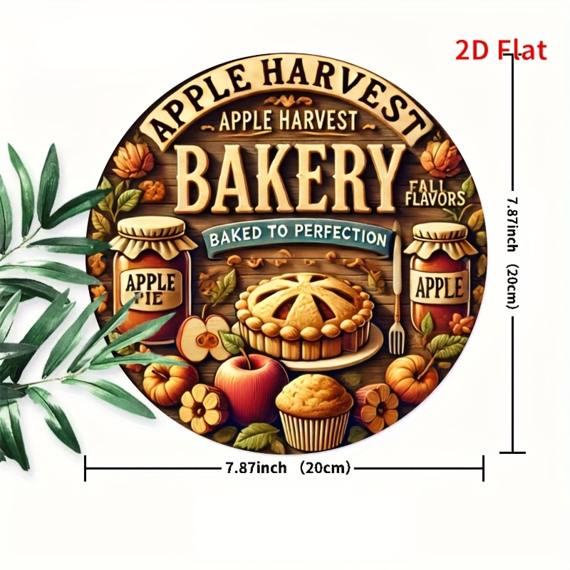 2D flat printing, retro apple  - огляд і ціна Kitchen Bakery