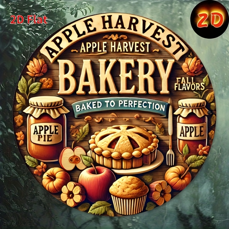 2D flat printing, retro apple  - огляд і ціна Kitchen Bakery