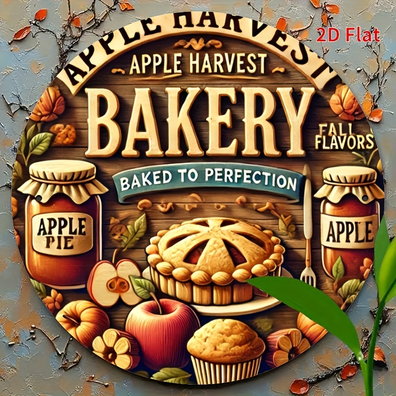 2D flat printing, retro apple  - огляд і ціна Kitchen Bakery