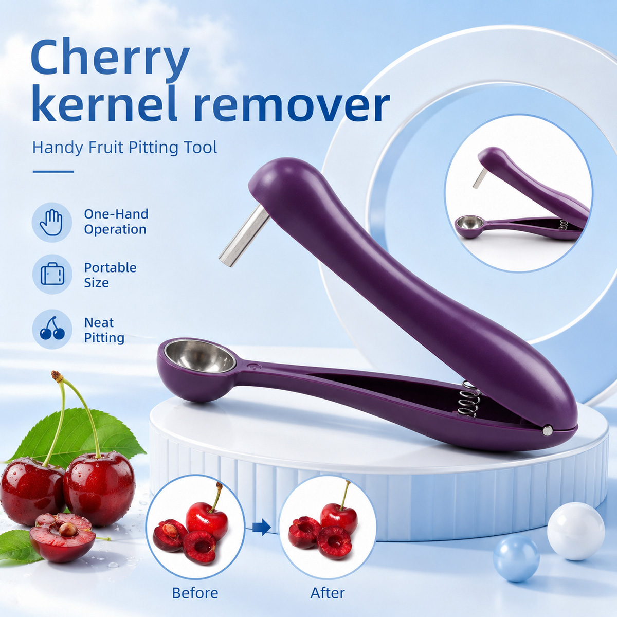 Cherry Kernel Remover Handheld - огляд і ціна Kitchen Tools In Baking