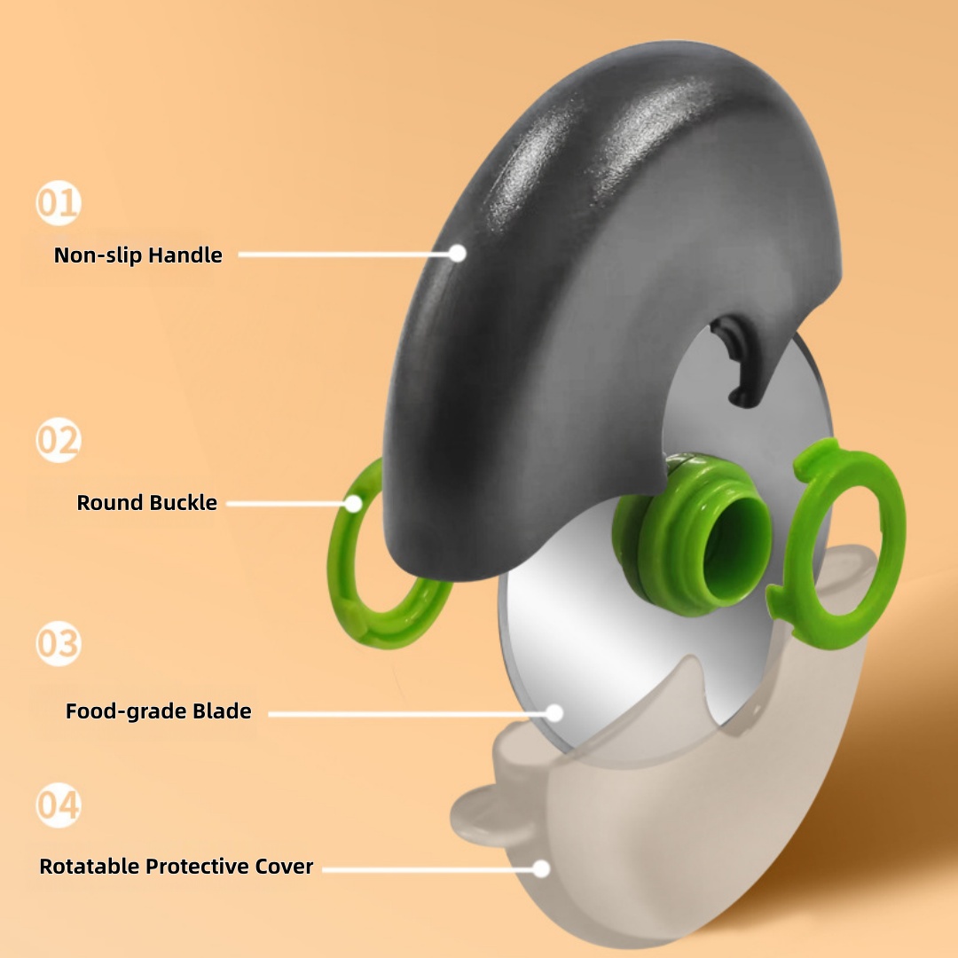 Stainless Steel Round Wheel Cu - огляд і ціна Kitchen Roller Baking