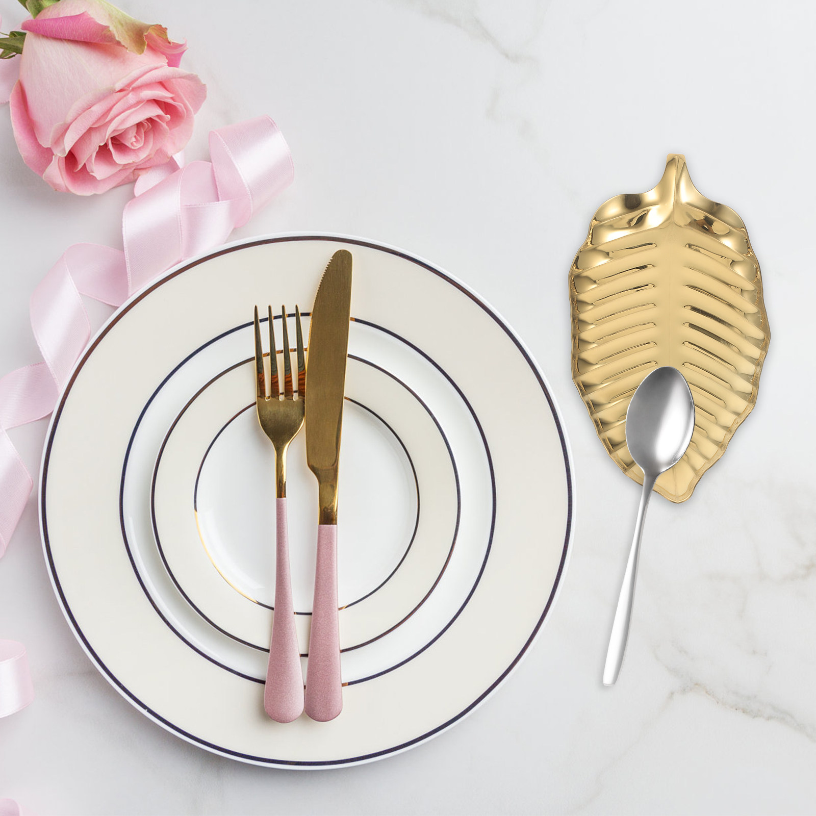 Stainless Steel Gold Leaf Spoo - огляд і ціна Kitchen Baking Station