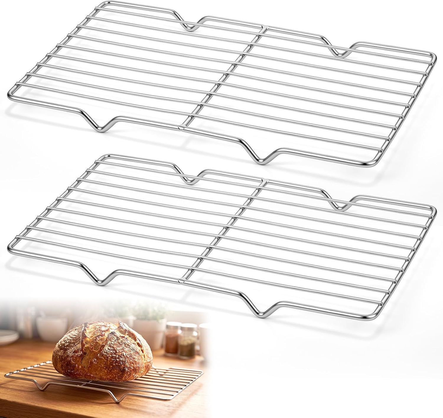 2 Pack Cooling Racks, 5L x 10. - огляд і ціна Cooling Rack Wire