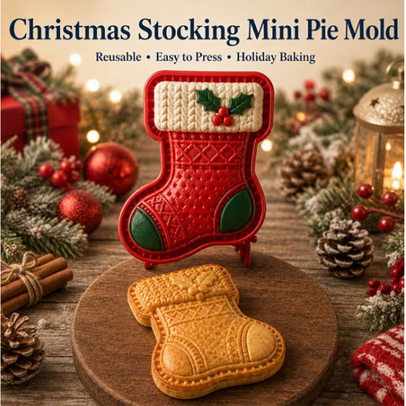 Christmas Themed Mini Pie Mold - огляд і ціна Mini Kitchen Baking