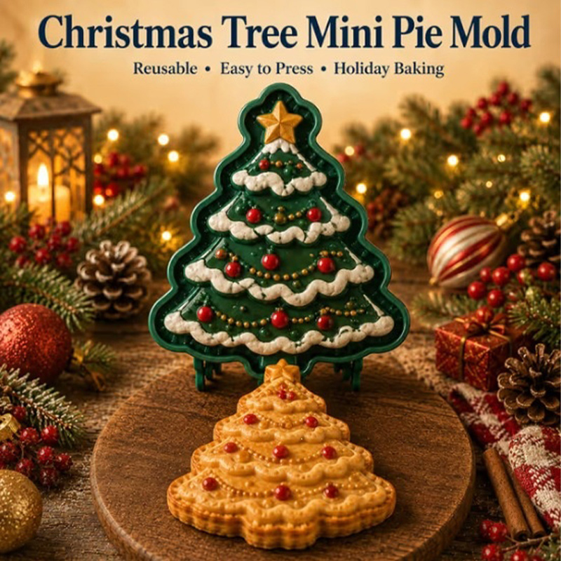 Christmas Themed Mini Pie Mold - огляд і ціна Mini Kitchen Baking