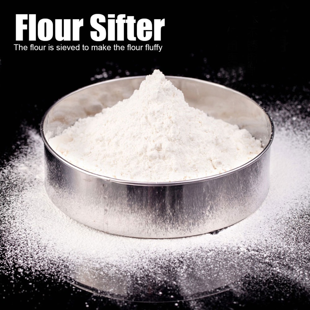 6PCS Stainless Steel Flour Sif - огляд і ціна Baking Powder Kitchen
