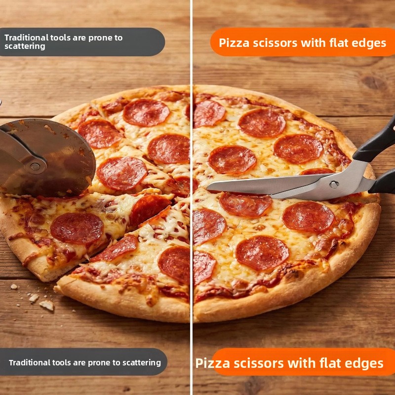 Stainless Steel Pizza Scissors - огляд і ціна Kitchen Shears In Baking
